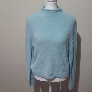 Universal Thread Light Blue Cowl Neck Sweater